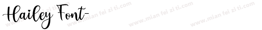 Hailey Font字体转换